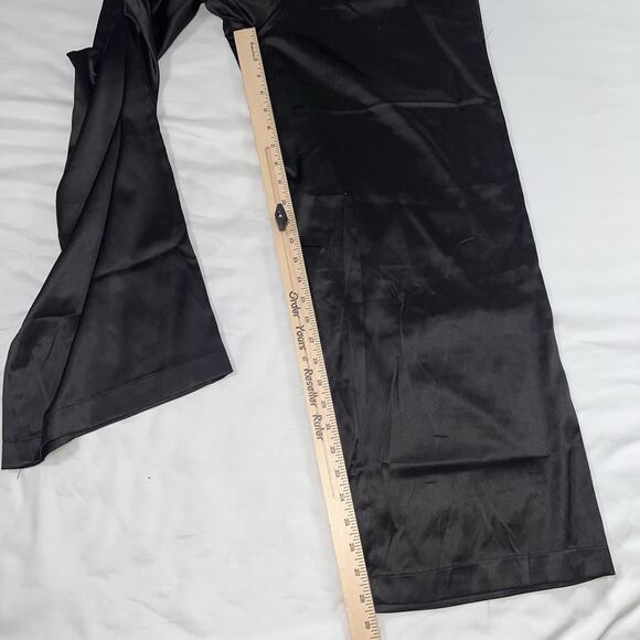 Wicked x Forever 21 Pajama Set Women’s Size L Black Satin Sparkle Embellished - Picture 9 of 12